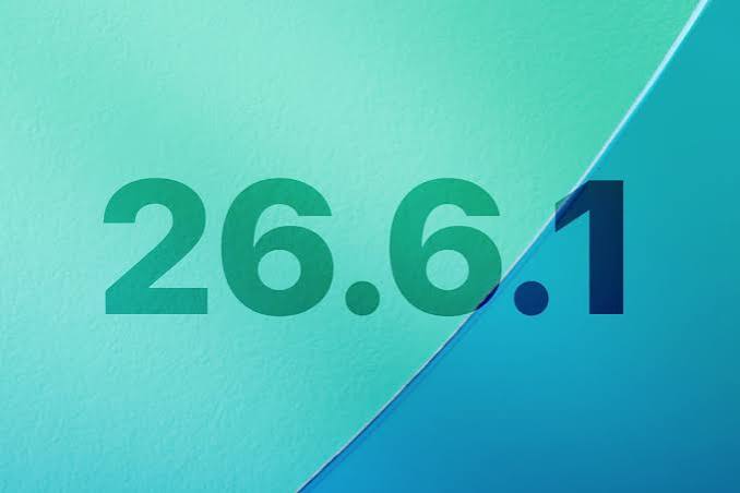 iOs 26.6.1 est sortie la nouvelle version de logiciel pour votre iPhone